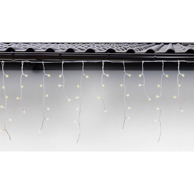 Celebrations LED Warm White 50 ct Icicle 3 ft.
