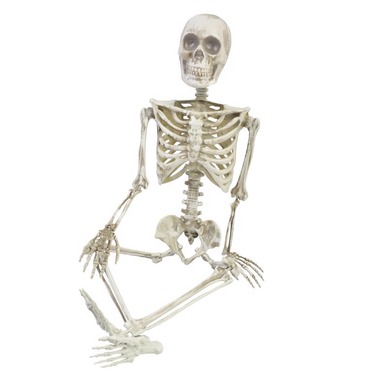 Fun World 36 in. Articulated Skeleton Halloween Decor