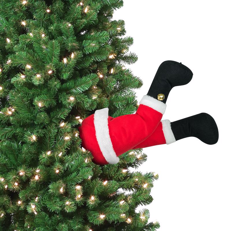 Mr. Christmas Red Santa Leg Kickers Animated Decor 16 in.