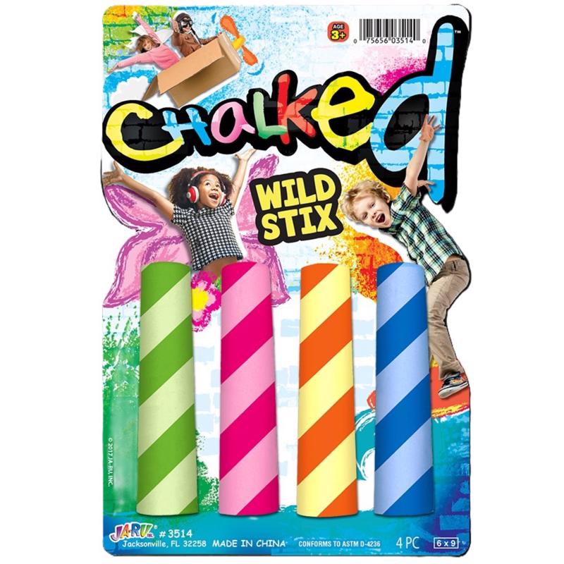 Ja-Ru Sidewalk Chalk Multiple 4 pc