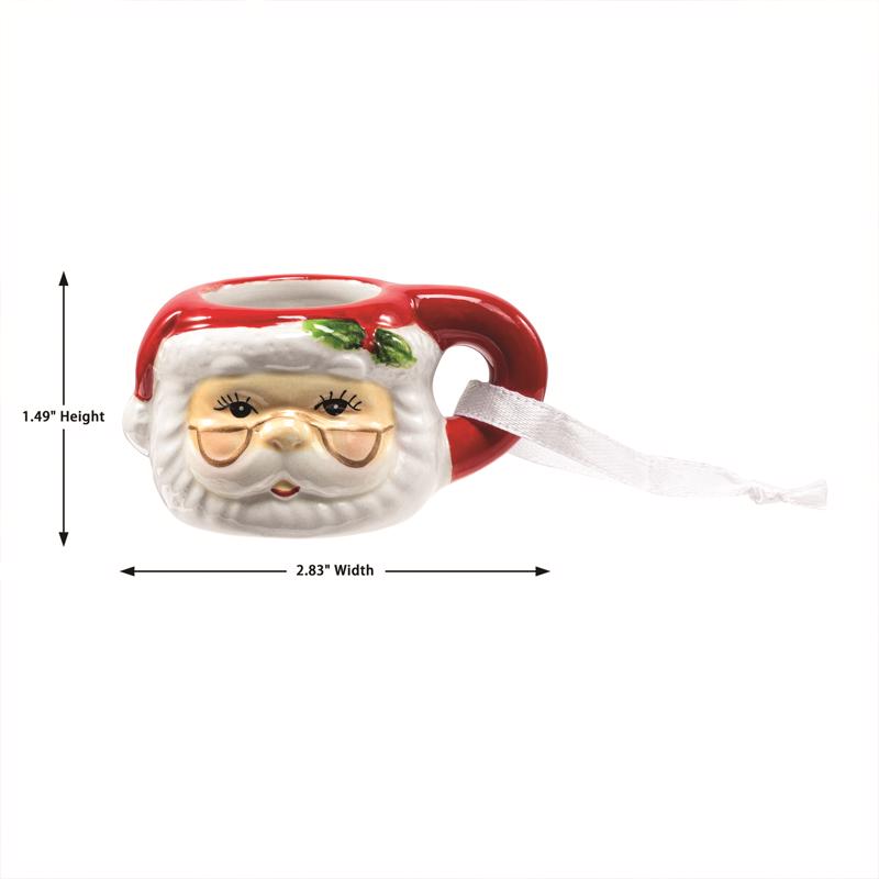 Mr. Christmas Assorted Snowman, Mrs. Claus, Santa, Teddy Bear, Reindeer, Nutcracker Ornaments 1.5 in