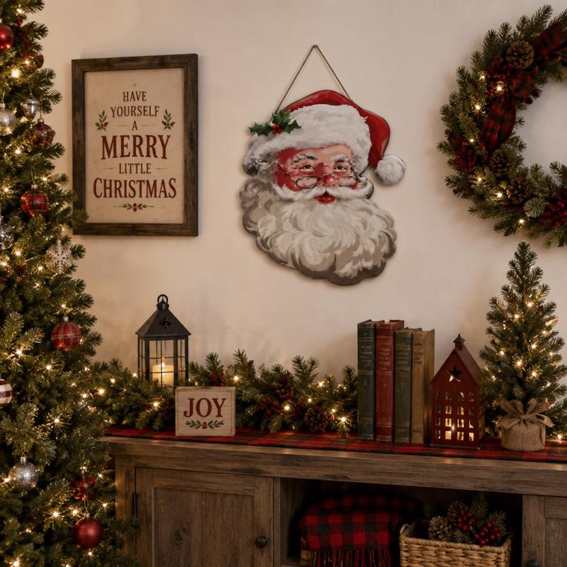 Gerson Embossed Metal Christmas Hanging Decor 17