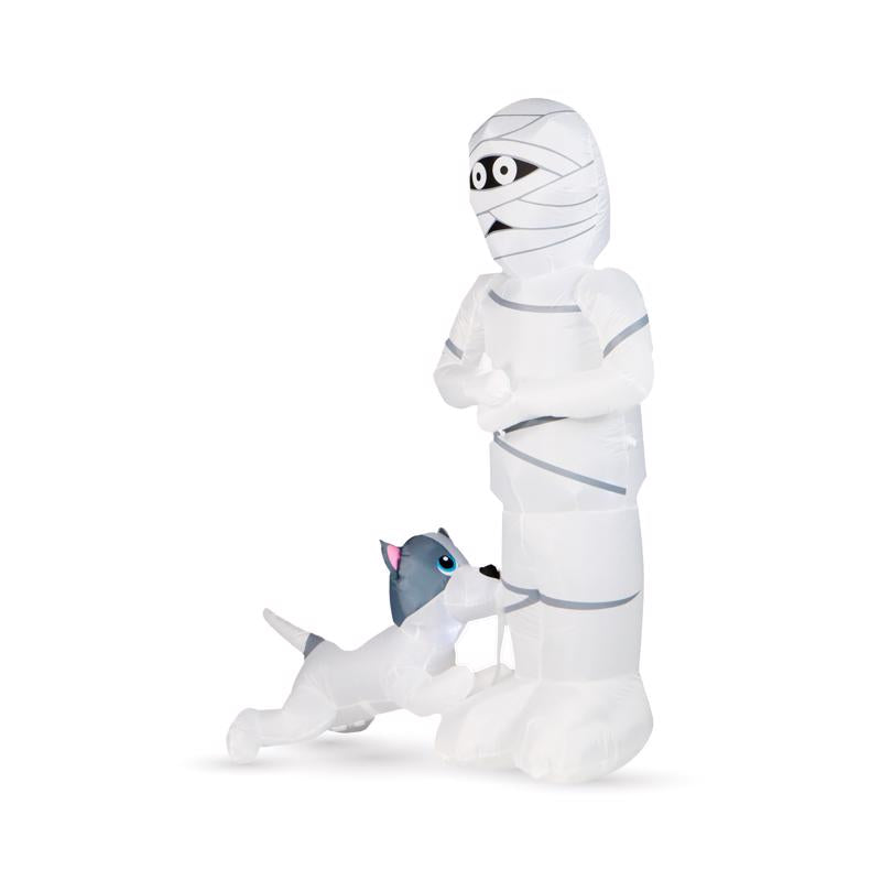 Seasonal Creations 6 ft. Prelit Mummy/Puppy Inflatable
