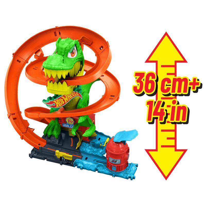 Hot Wheels T-Rex Blaze Battle Track Set