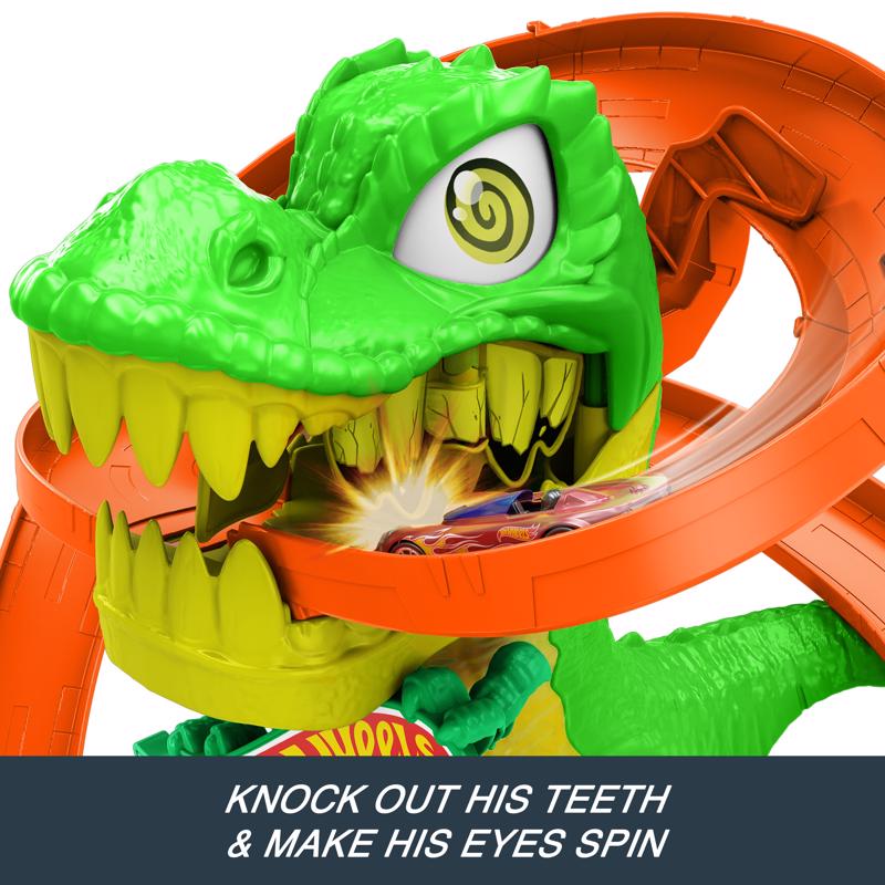Hot Wheels T-Rex Blaze Battle Track Set