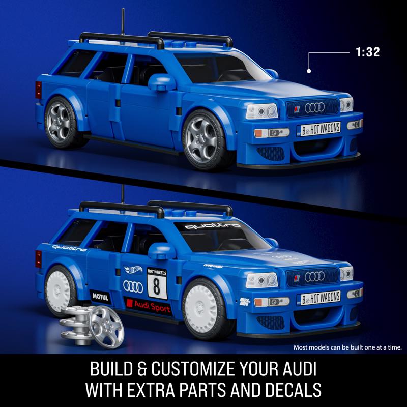 Hot Wheels 94 Audi Speed Series Building Set