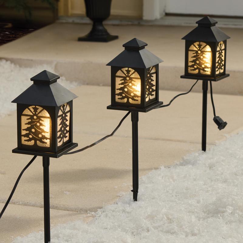 Celebrations LED Warm White Christmas Tree 6.5 in. Pathway Decor