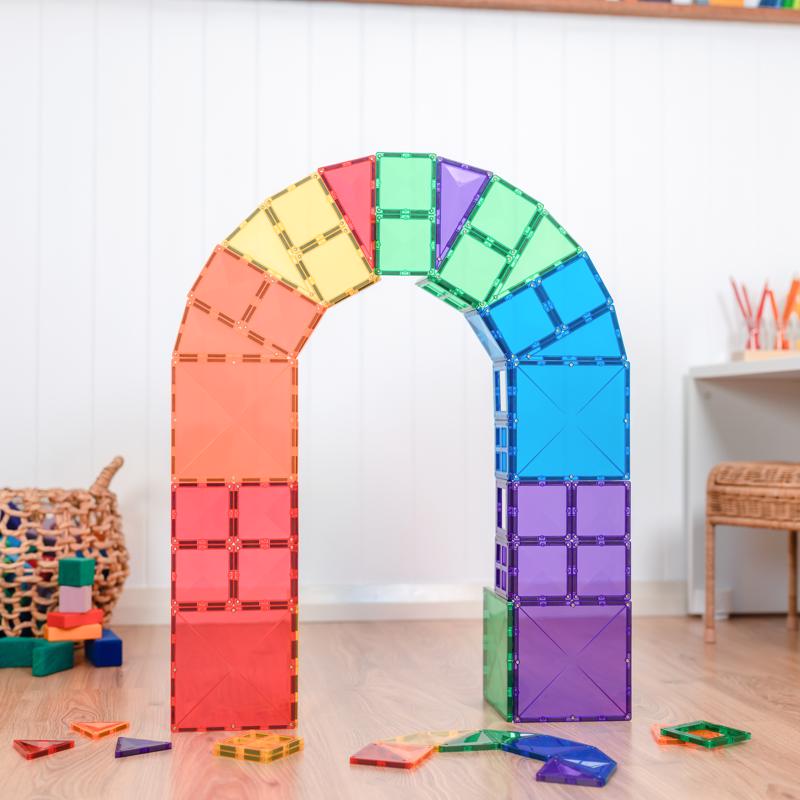 CONNETIX Magnetic Tiles Multicolor 60 pc