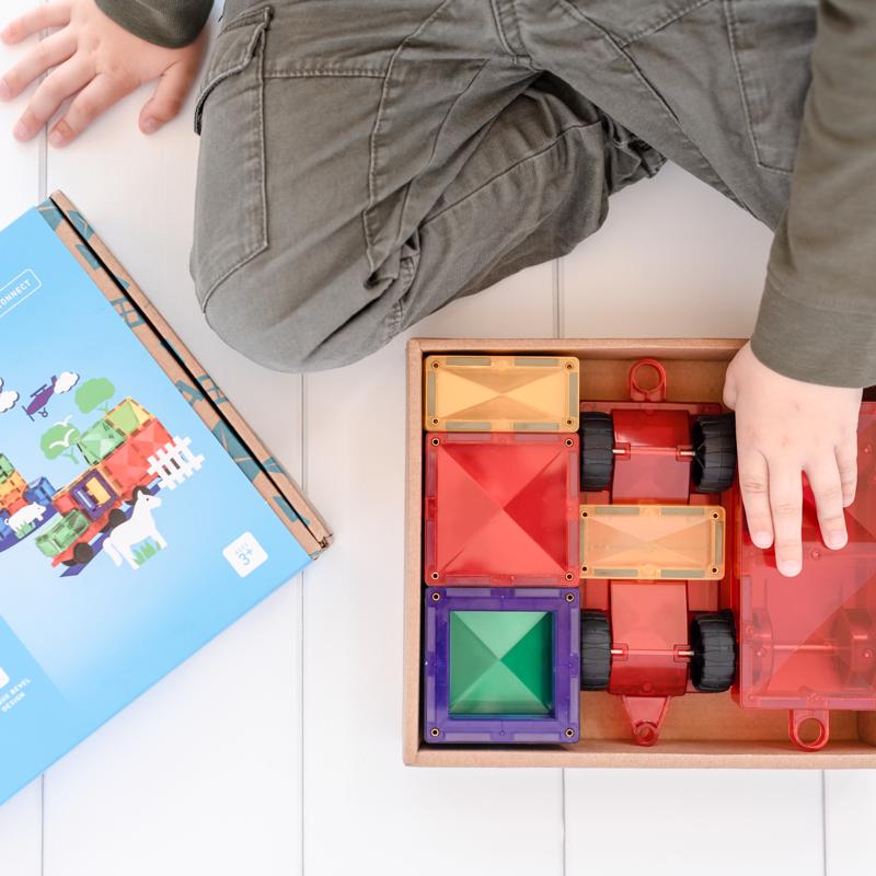 CONNETIX Magnetic Tiles Multicolor 24 pc