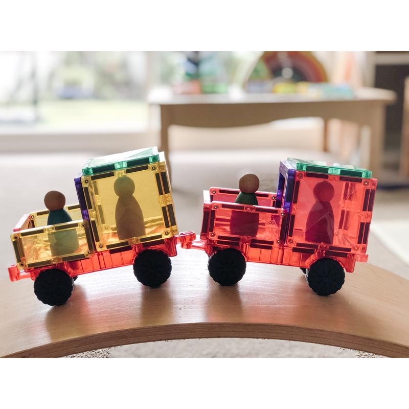CONNETIX Magnetic Tiles Multicolor 24 pc