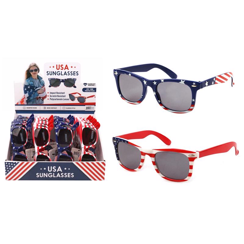 Diamond Visions Sunglasses Plastic 1 pk