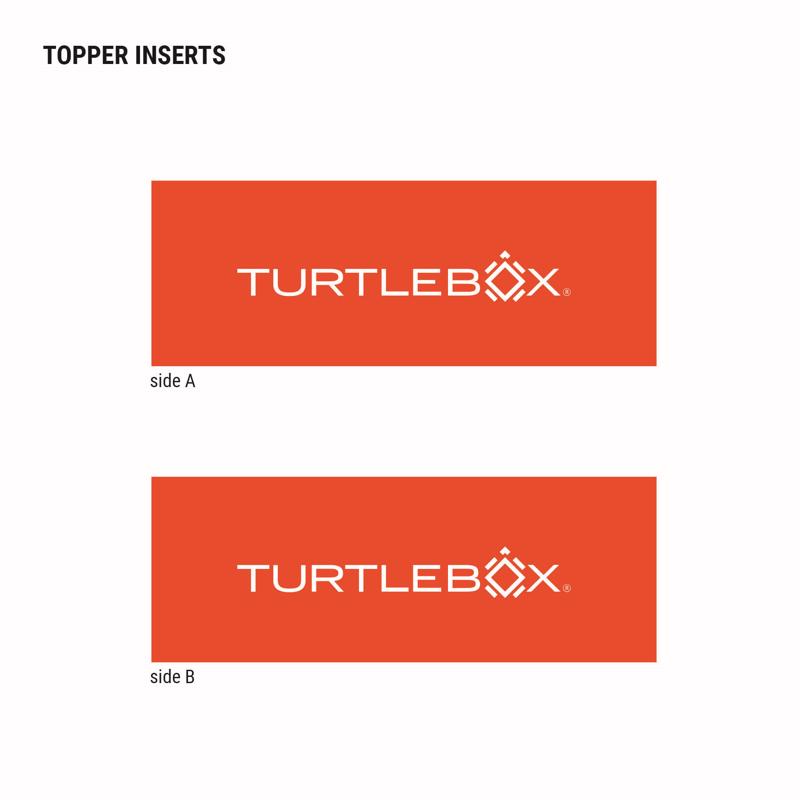 Standard Impulse/Clip Strip/Wing Panel/End Cap Sign Kit Turtlebox