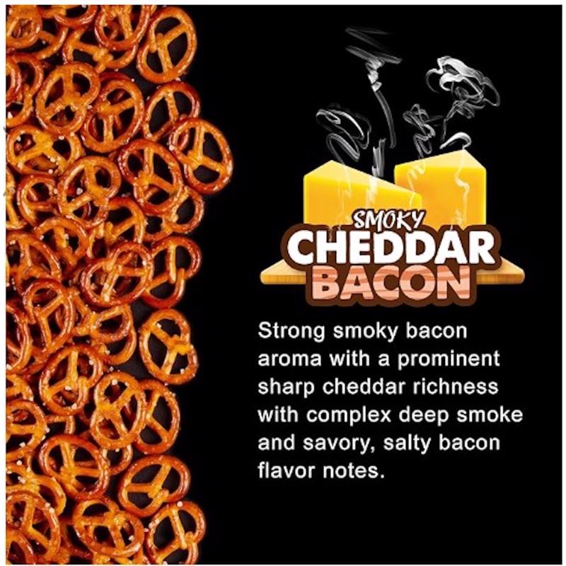 Knotty Pretzels Smokey Cheddar Bacon Pretzels 7.5 oz Pouch