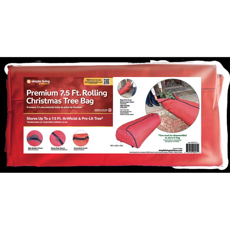 Simple Living Solutions 7.5 ft. Rolling Tree Bag