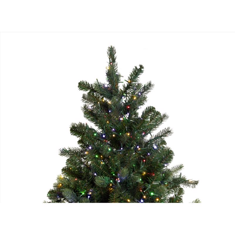 Celebrations 7-1/2 ft. Full LED 2400 ct Deluxe Royal Pine Christmas Tree
