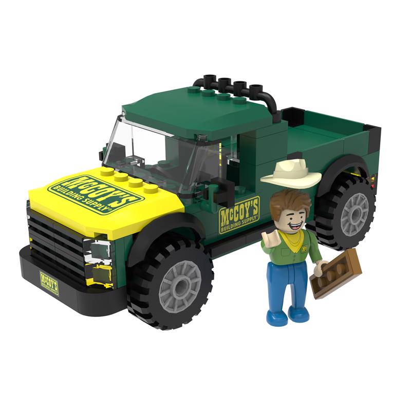 McCoy's NovaBrix Building Block Green and Yellow 80 pc