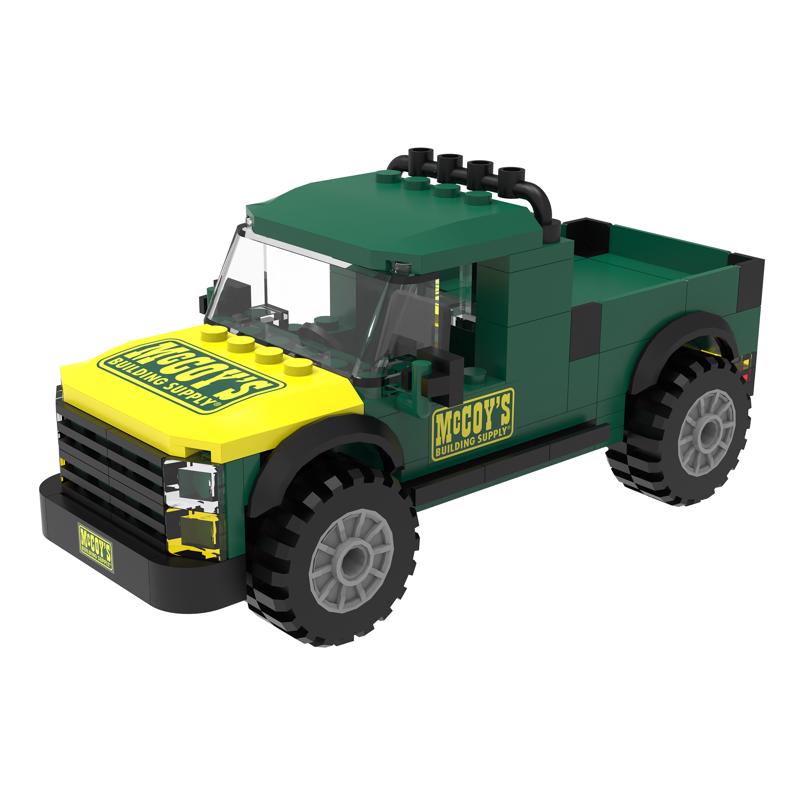 McCoy's NovaBrix Building Block Green and Yellow 80 pc