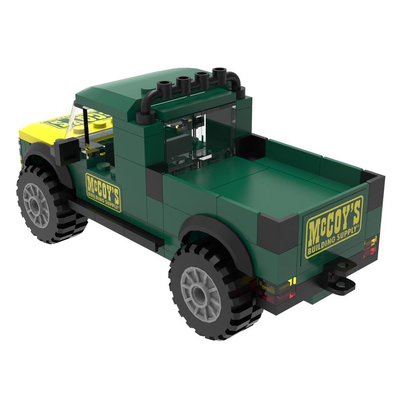 McCoy's NovaBrix Building Block Green and Yellow 80 pc