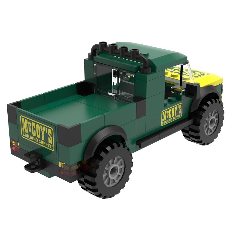 McCoy's NovaBrix Building Block Green and Yellow 80 pc