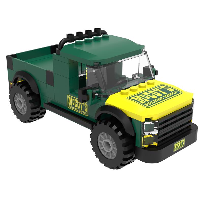 McCoy's NovaBrix Building Block Green and Yellow 80 pc