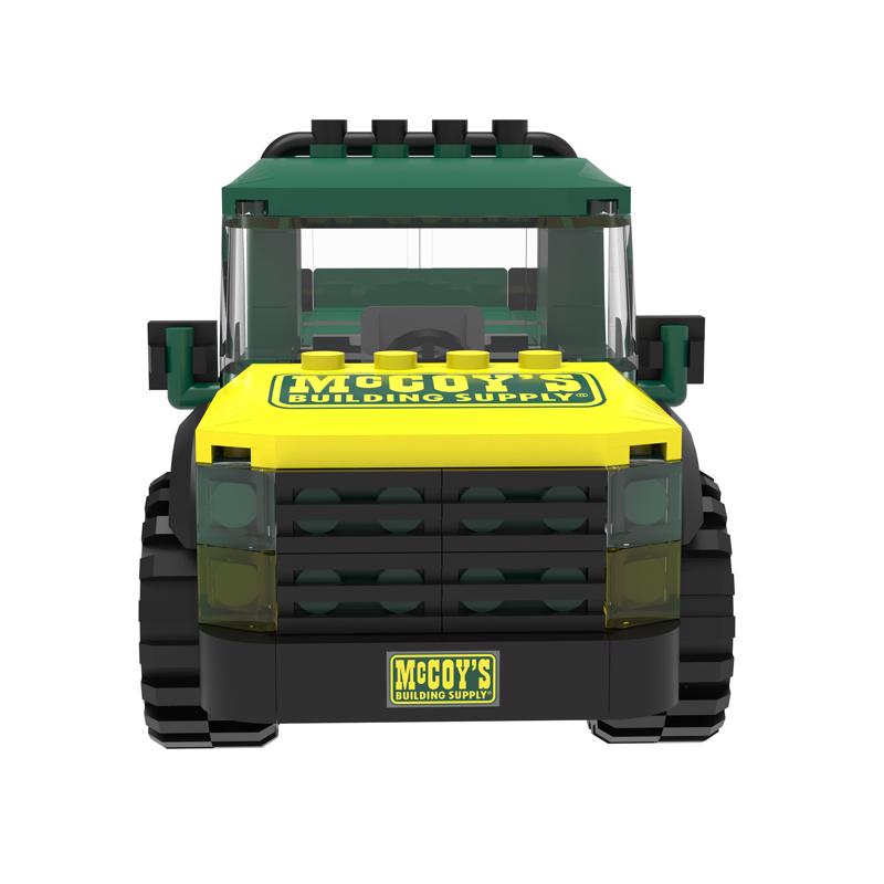 McCoy's NovaBrix Building Block Green and Yellow 80 pc