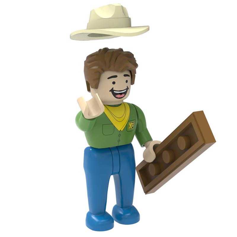McCoy's NovaBrix Building Block Green and Yellow 80 pc