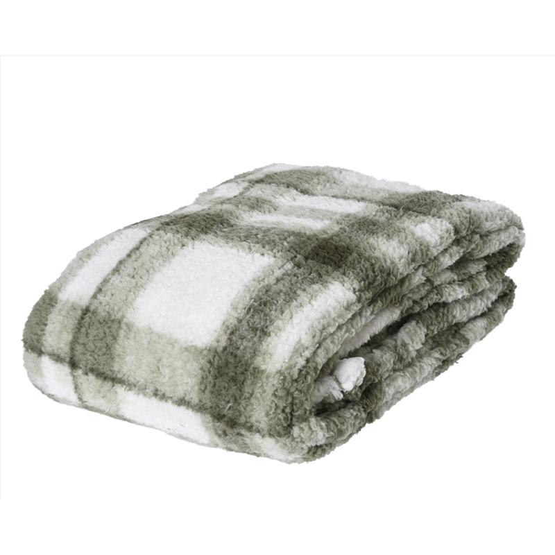 Decoris Checkered Blanket 1 pk