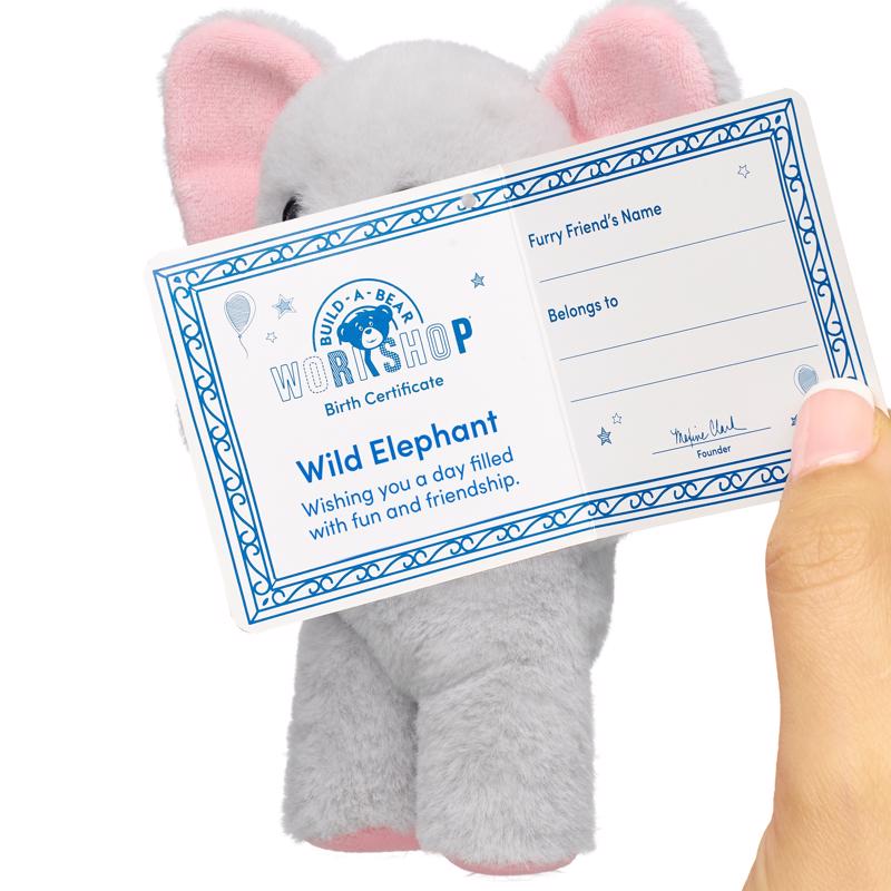 Build-A-Bear Mini Beans Elephant Plush Toy