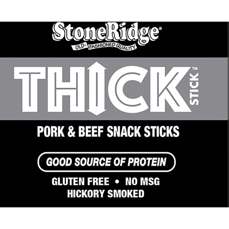 StoneRidge Wholesale Thick Stick Original Meat Sticks 1.5 oz Shrink Wrapped