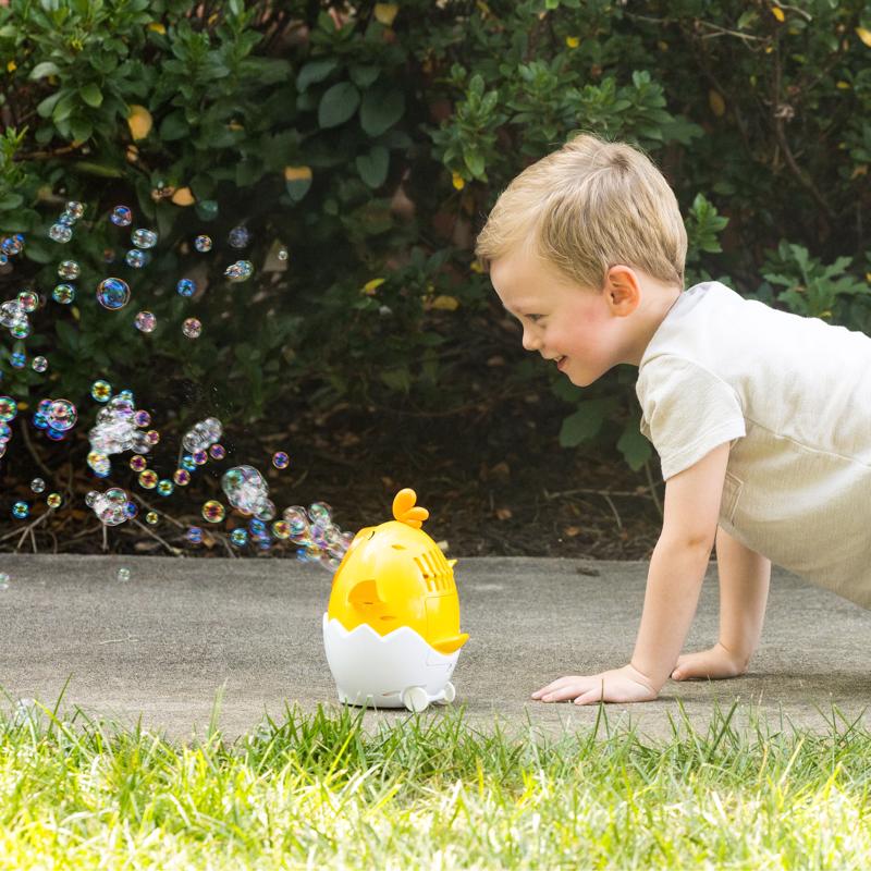 Sunny Days Chicken Bubble Blower Yellow/White 1 pc