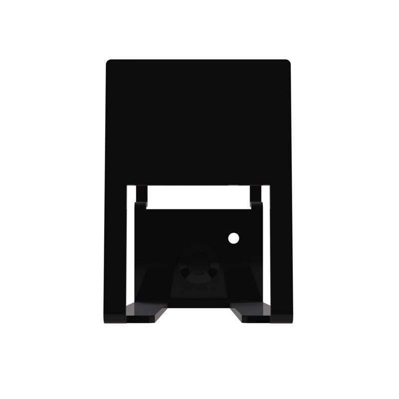 3 in. H X 2 in. W X 5 in. D Black Metal WATER HEATER CONNECTOR HOOK Pegboard Display