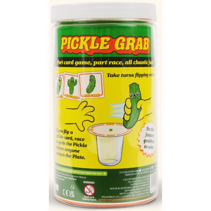 Exploding Kittens Pickle Grab Card Game 63 pc