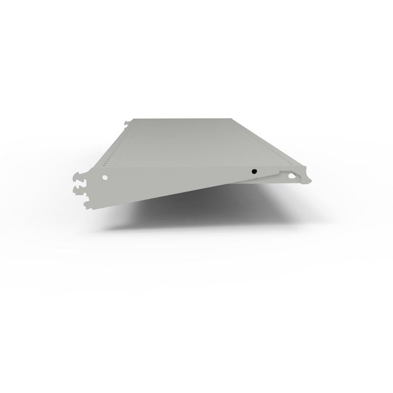 Madix Store Fixtures 48 in. W X 16 in. D Oyster Steel Shelf 2 pk
