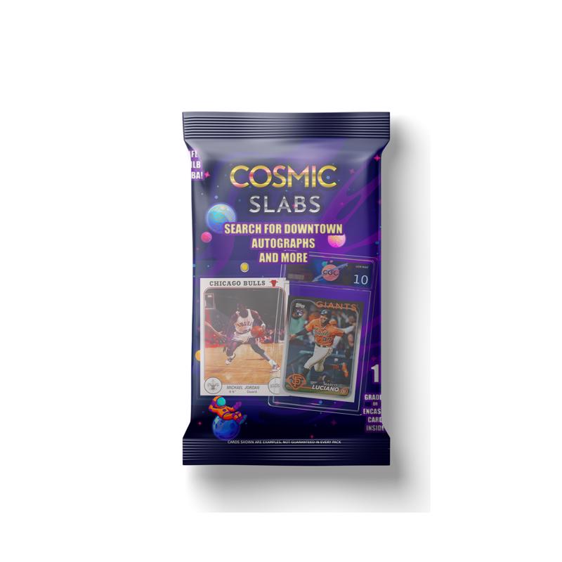 Cosmic Slabs Sports Card Game Blue 1 pc