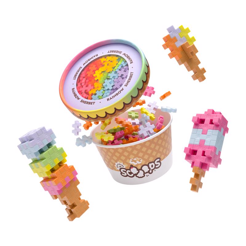 Plus-Plus Scooops Building Toy Multicolored 24 pc