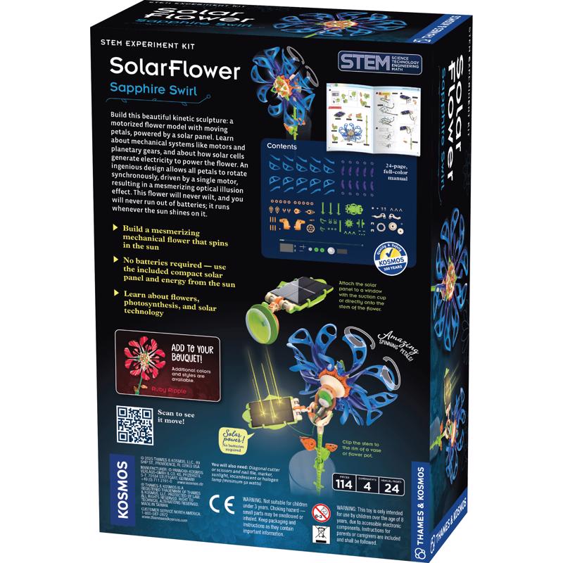 Thames & Kosmos Solarflower Kit Sapphire Swirl Science Toy