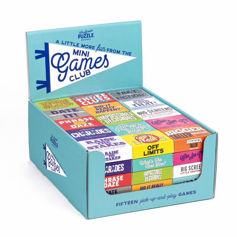 Professor Puzzle Games Club Card Game