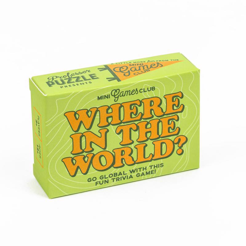 Professor Puzzle Games Club Card Game