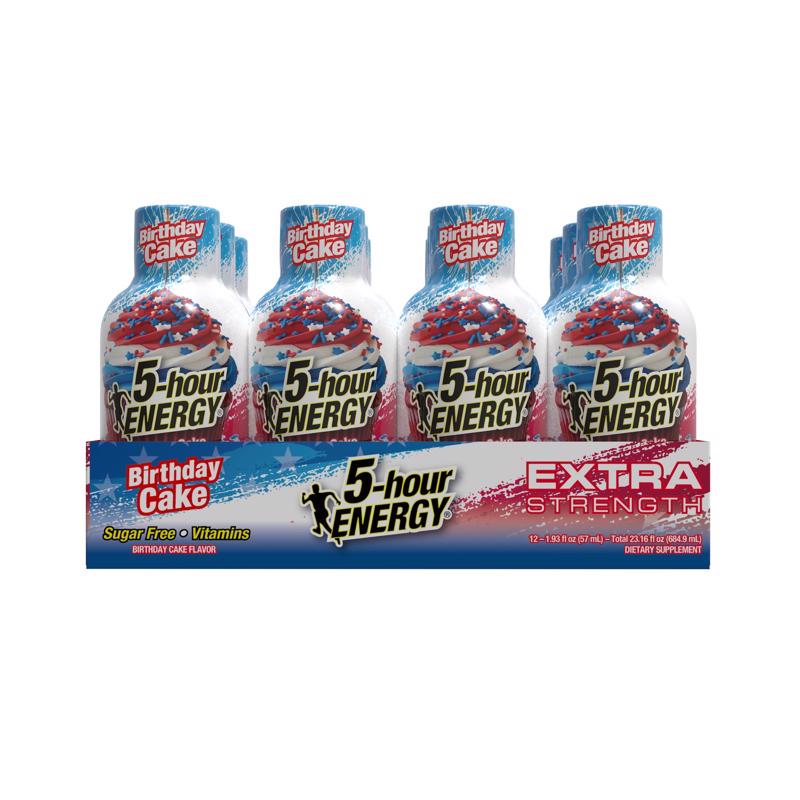 5-Hour Energy Sugar Free Birthday Cake Energy Drink 1.93 oz