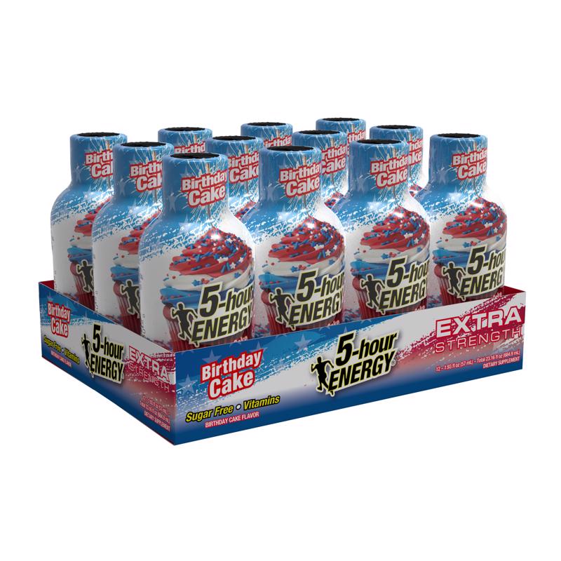 5-Hour Energy Sugar Free Birthday Cake Energy Drink 1.93 oz