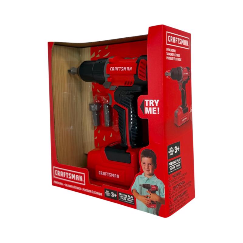 Red Toolbox Craftsman Power Drill Toy