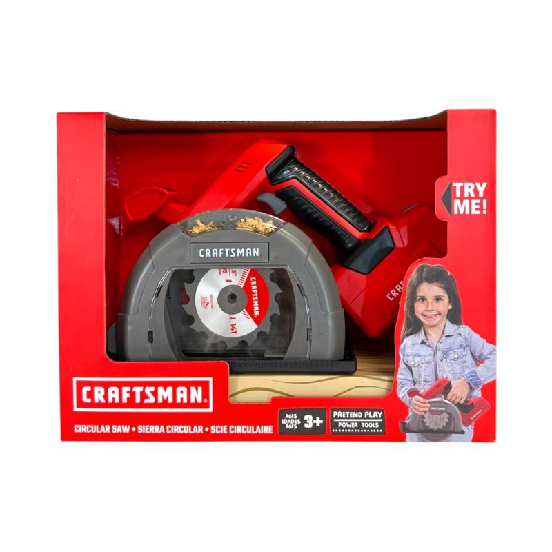 Red Toolbox Craftsman Circular Saw Toy