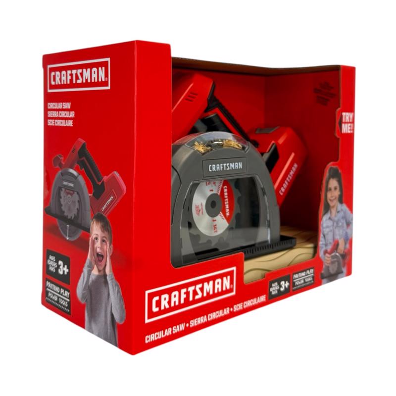 Red Toolbox Craftsman Circular Saw Toy