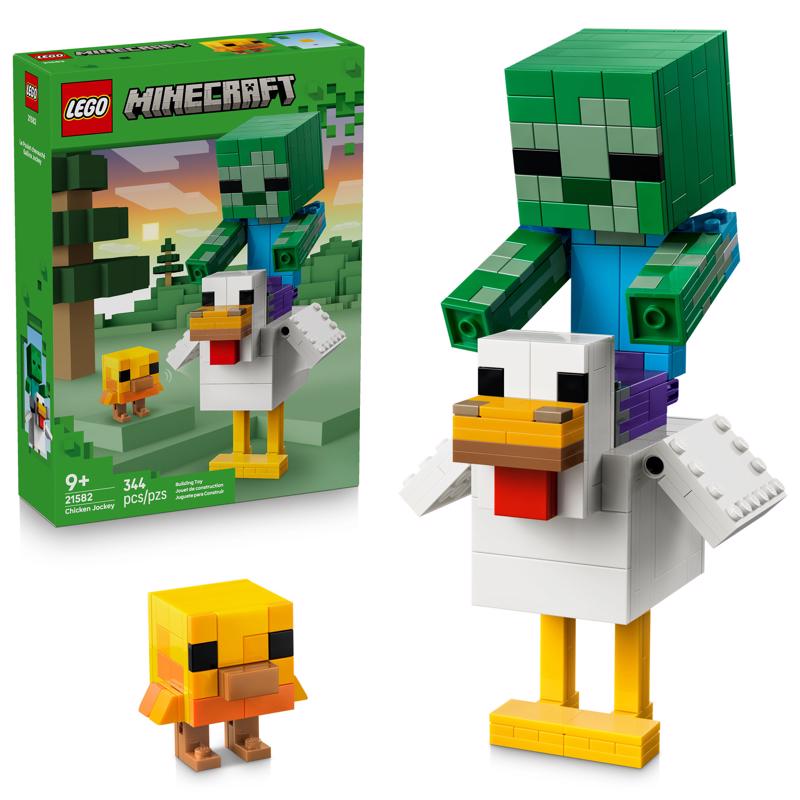 LEGO Minecraft Chicken Jockey Building Set Multicolor 344 pc