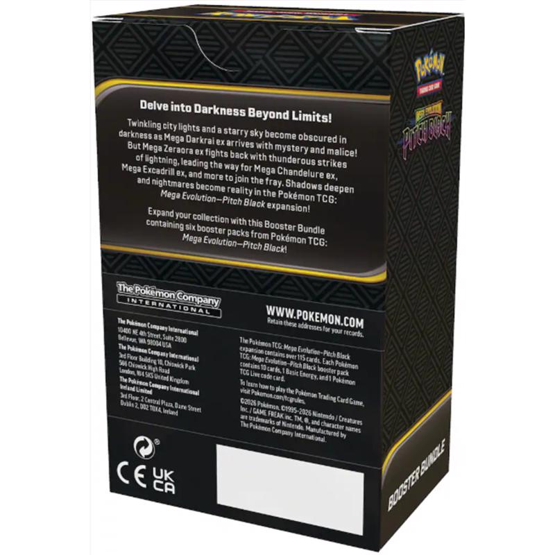 Pokemon Pitch Black Booster Bundle Trading Cards