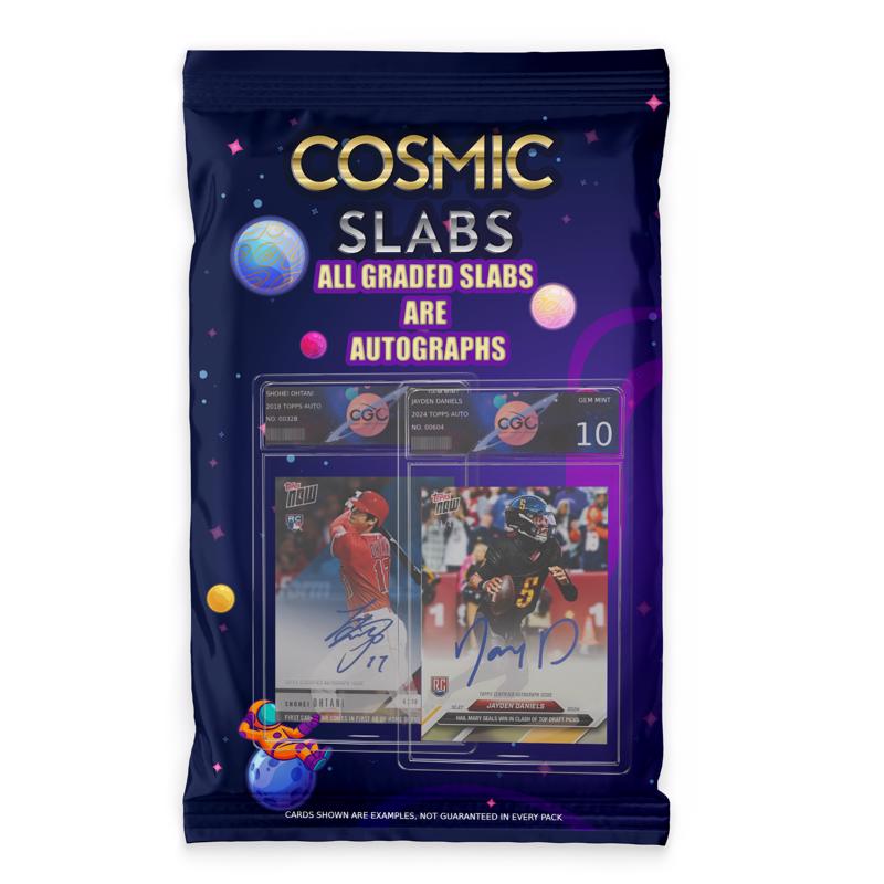 Cosmic Grading Cards Cosmic Slabs Autographed Graded Sports Card 1 pc