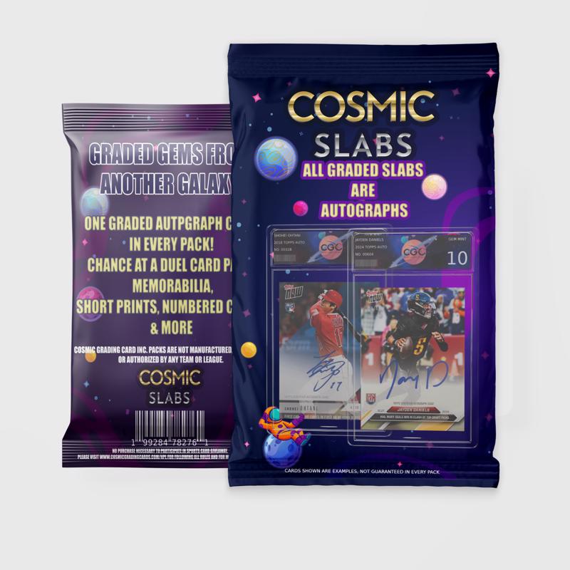 Cosmic Grading Cards Cosmic Slabs Autographed Graded Sports Card 1 pc