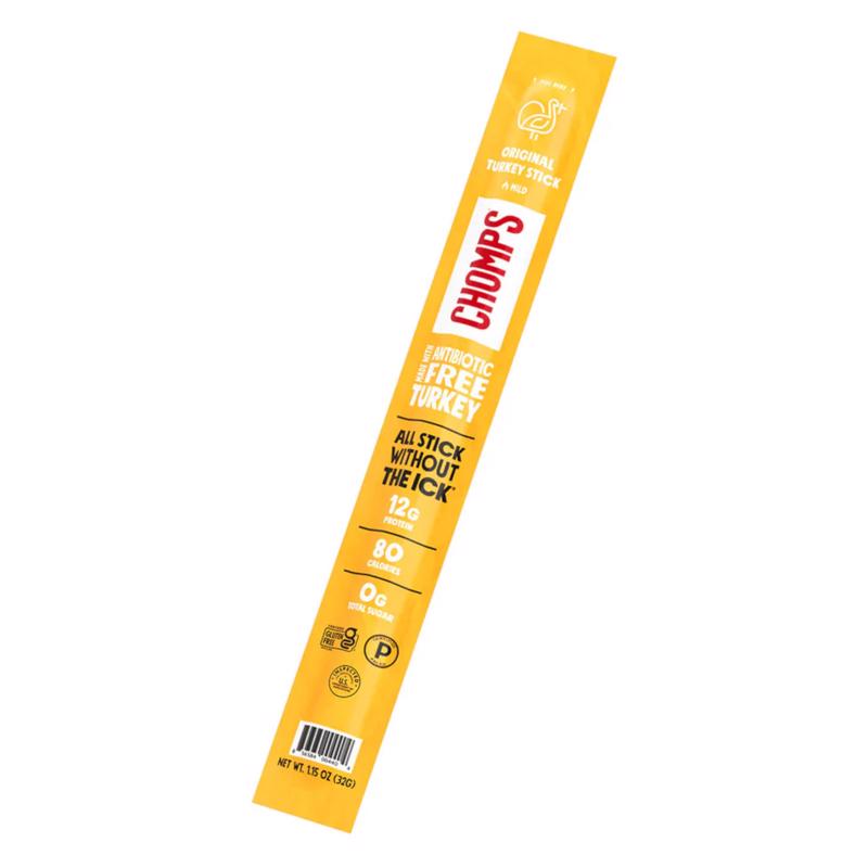 Chomps Turkey Meat Sticks 1.15 oz Pegged