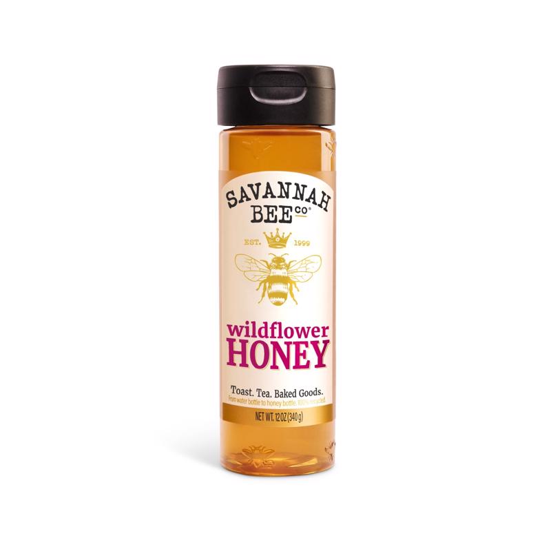 Savannah Bee Company Wildflower Honey 12 oz Bottle
