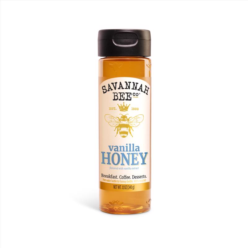 Savannah Bee Company Vanilla Honey 12 oz Bottle
